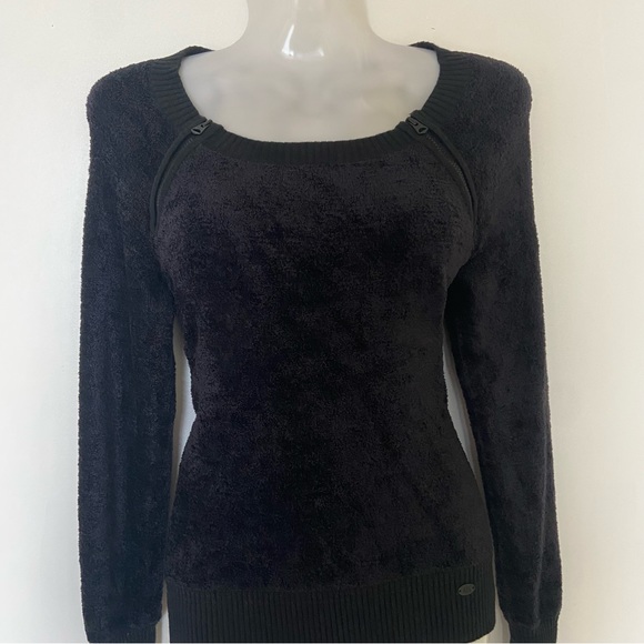▪️Armani Exchange Black Fuzzy Sweater - XS - Picture 3 of 4
